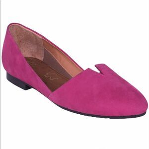 Mark Jenkins Pink Fuchsia Suede Boost Flat Shoes Size 39 Very Good Condition